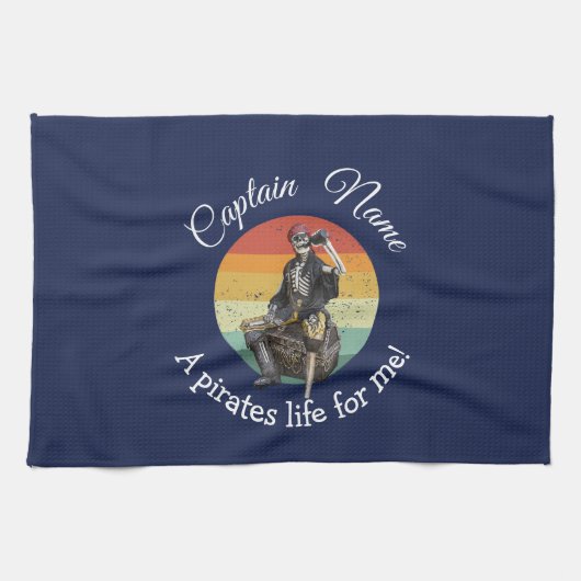 Linge De Cuisine Sunrise Rum Skeleton Pride (Horizontal)