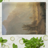 Linge De Cuisine Sunrise, Vallée de Yosemite par Albert Bierstadt (Plié)