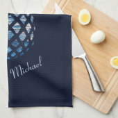 Linge De Cuisine Sunset Beach Ananas Personnalisé Ménage (Quart Plié)