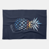 Linge De Cuisine Sunset Beach Ananas Personnalisé Ménage (Horizontal)