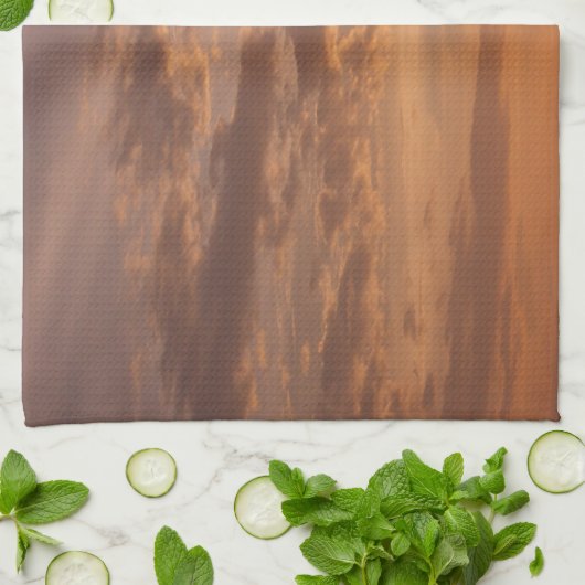 Linge De Cuisine Sunset Clouds II Pastel Nature Abstraite (Plié)