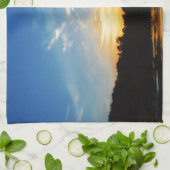 Linge De Cuisine Sunset Mountain Lake (Plié)