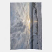 Linge De Cuisine Sunset over frozen (Vertical)