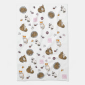 Linge De Cuisine Sunset Park Cats | Kitchen Towel | Tea Towel (Vertical)