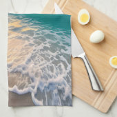Linge De Cuisine Sunset plage (Quart Plié)