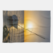 Linge De Cuisine Sunset Sailboat Shipwreck Gulf Breeze FL (Horizontal)
