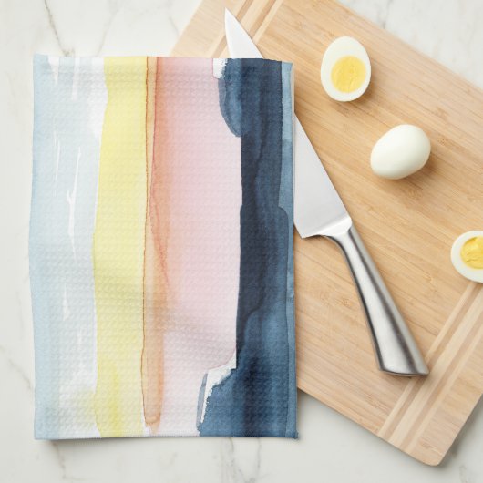 Linge De Cuisine Sunset Stream I (Quart Plié)