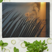 Linge De Cuisine Sunset Through Palm Fronds (Plié)