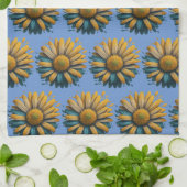 Linge De Cuisine Sunshine Daisy doux (Plié)