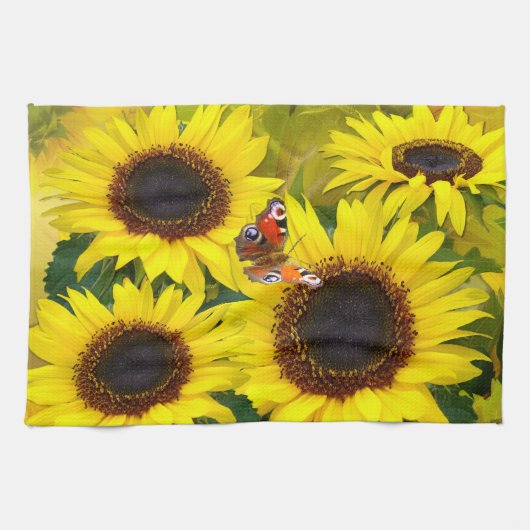 Linge De Cuisine Sunshine Sunflower (Horizontal)