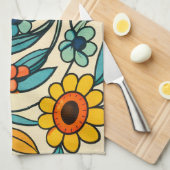 Linge De Cuisine Sunstream Bloom (Quart Plié)