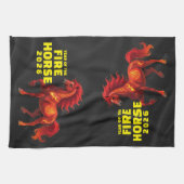 Linge De Cuisine Superbe année chinoise du Cheval de Feu 2026 (Horizontal)