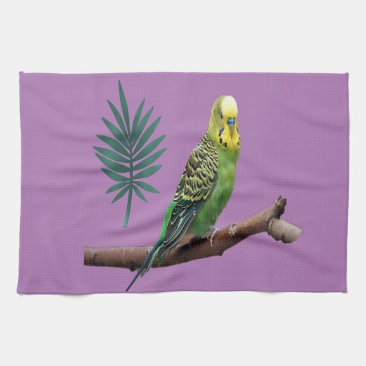 Linge De Cuisine Superbe design de perruche d'ondes (Horizontal)