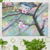 Linge De Cuisine Superbe Fairy Wren - (Plié)