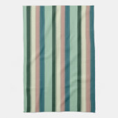 Linge De Cuisine Superbe Vert Sauge Chic Rayé (Vertical)