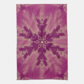 Linge De Cuisine Superbes teintes violettes de fleurs exotiques (Vertical)