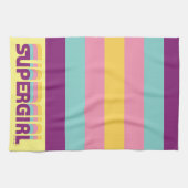 Linge De Cuisine Supergirl Retro Colorshift Graphic (Horizontal)