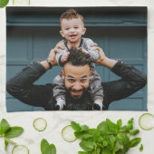 Linge De Cuisine Superhero Papa Dessin Discours Fête des pères de b (Plié)