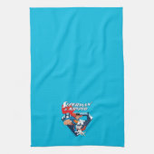 Linge De Cuisine Superman & Krypto Soar (Vertical)