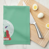 Linge De Cuisine Superman Metropolis Globe des neiges (Quart Plié)