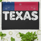 Linge De Cuisine Support Texas I Stand With Texas Texan Flag (Plié)