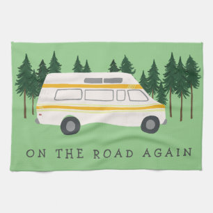 Linge De Cuisine SUR la ROUTE troquez ENCORE la forêt campante