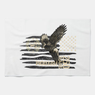 Linge De Cuisine Sur le dos aigle et drapeau 250 ans 1776-2026 250e