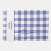 Linge De Cuisine Sur mesure Grand-mère cuisine Pervenche Bleu Éléga (Horizontal)