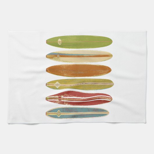 Linge De Cuisine Surf de Longboard (Horizontal)