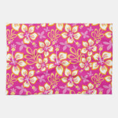 Linge De Cuisine Surf JUNGLE (COMBO ROSE CHAUDE) (Horizontal)