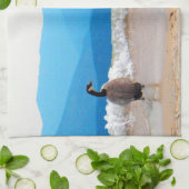 Linge De Cuisine SURF ! - Oies (Plié)