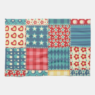 Linge De Cuisine Surface composée vintage : motif arrière - plan pa