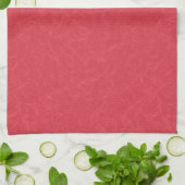 Linge De Cuisine Surface texturée rouge avec un motif subtil tourbi (Plié)