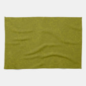 Linge De Cuisine Surface vert olive avec un motif subtil tourbillon (Horizontal)