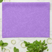 Linge De Cuisine Surface violette texturée avec motif tourbillonnan (Plié)