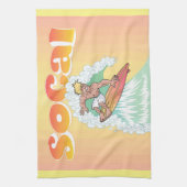 Linge De Cuisine Surfer SoCal (Vertical)