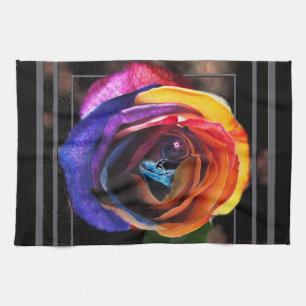 Linge De Cuisine Surfer sur le Rose Rainbow