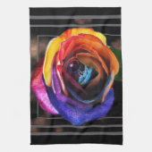 Linge De Cuisine Surfer sur le Rose Rainbow (Vertical)