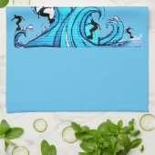 Linge De Cuisine Surfers Partout Thunder_Cove (Plié)