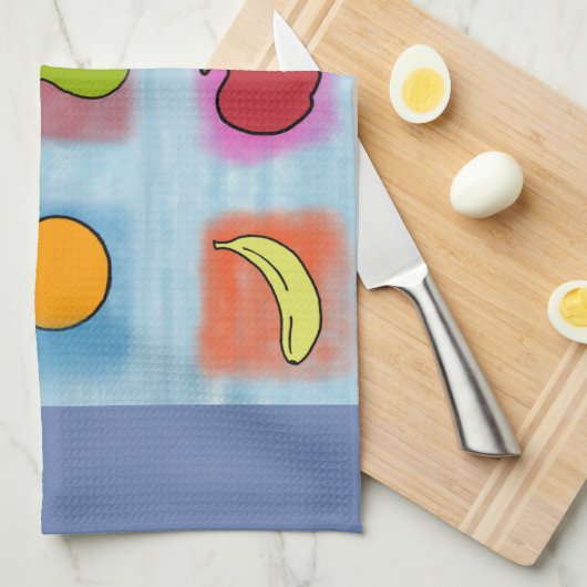 Linge De Cuisine Surprise des fruits (Quart Plié)