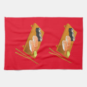 Linge De Cuisine Sushi cuisine japonaise mignonne (Horizontal)