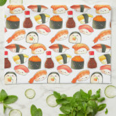 Linge De Cuisine Sushi japonais mignon (Plié)