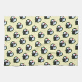 Linge De Cuisine Svart Hona Black Chicken Wreath Noël (Horizontal)