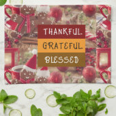 Linge De Cuisine "Sweet & Thankful Holiday Vibes"Kitchen Towels (Plié)