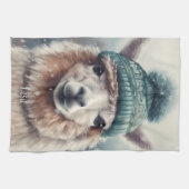 Linge De Cuisine Sweet Winter Alpaca, coutume (Horizontal)