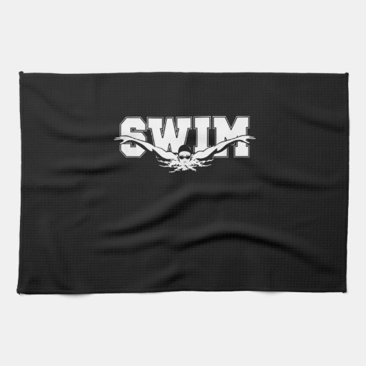 Linge De Cuisine Swim Swimmers Compétition Nage Don d'Athlétisme (Horizontal)