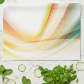 Linge De Cuisine Swirl Abstrait 2 (Plié)