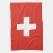 Linge De Cuisine Switzerland Flag (Vertical)