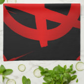 Linge De Cuisine Symbole d'anarchie (Plié)