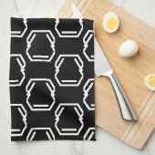 LINGE DE CUISINE SYMBOLE D'ANNEAU BENZENE (Quart Plié)